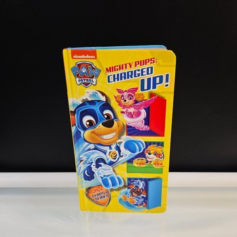 Nickelodeon PAW Patrol Mighty Pups Charged Up! Lift & Slide Board Book